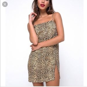Motel rocks cheetah slip dress